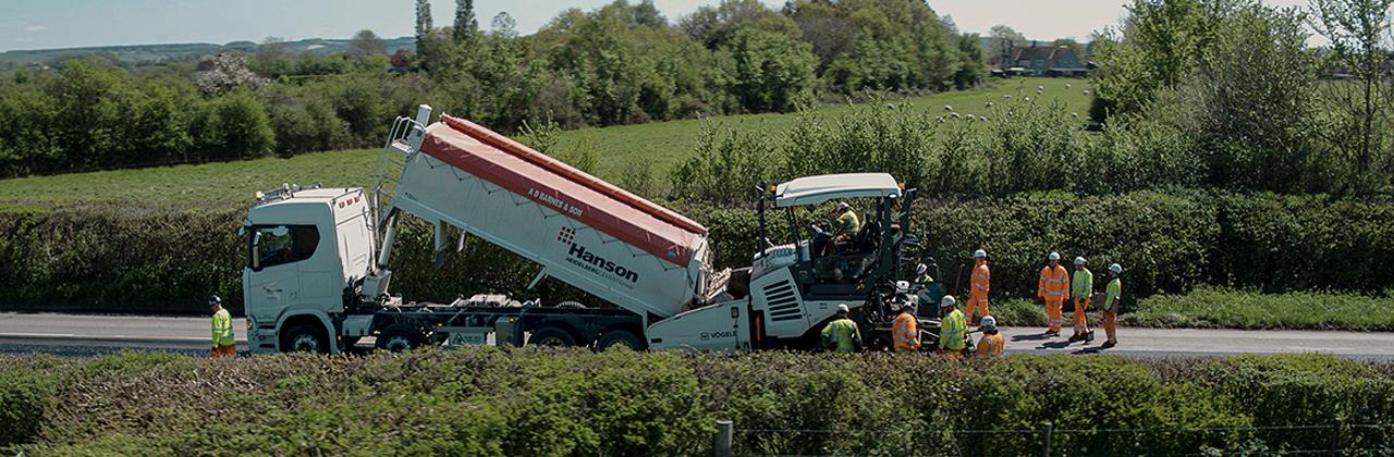 Reduced carbon asphalt solution trialled on Dorset road