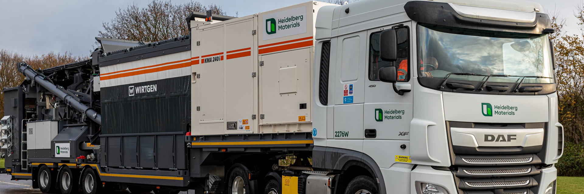 Heidelberg Materials cold mix recycling plant