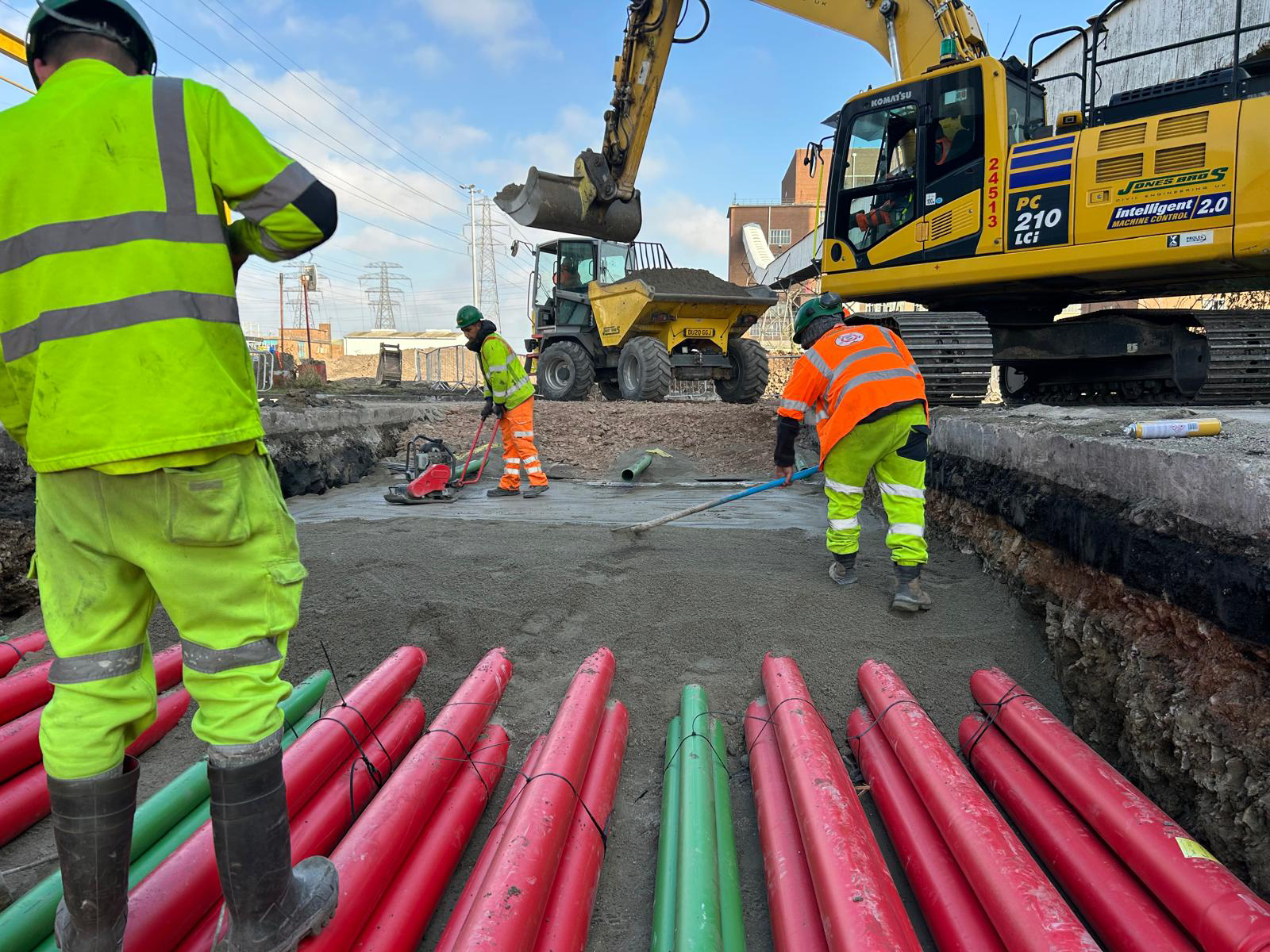 PowerSand is ideal for long-distance underground cabling