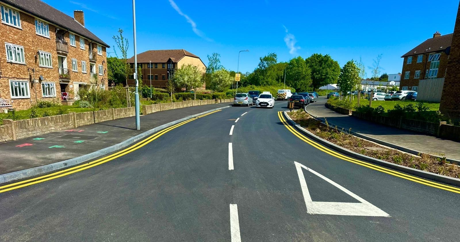 Lower carbon road improvement scheme delivered with Kenson Highways