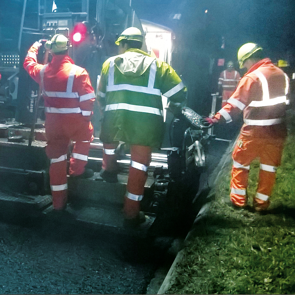 Low temperature asphalt