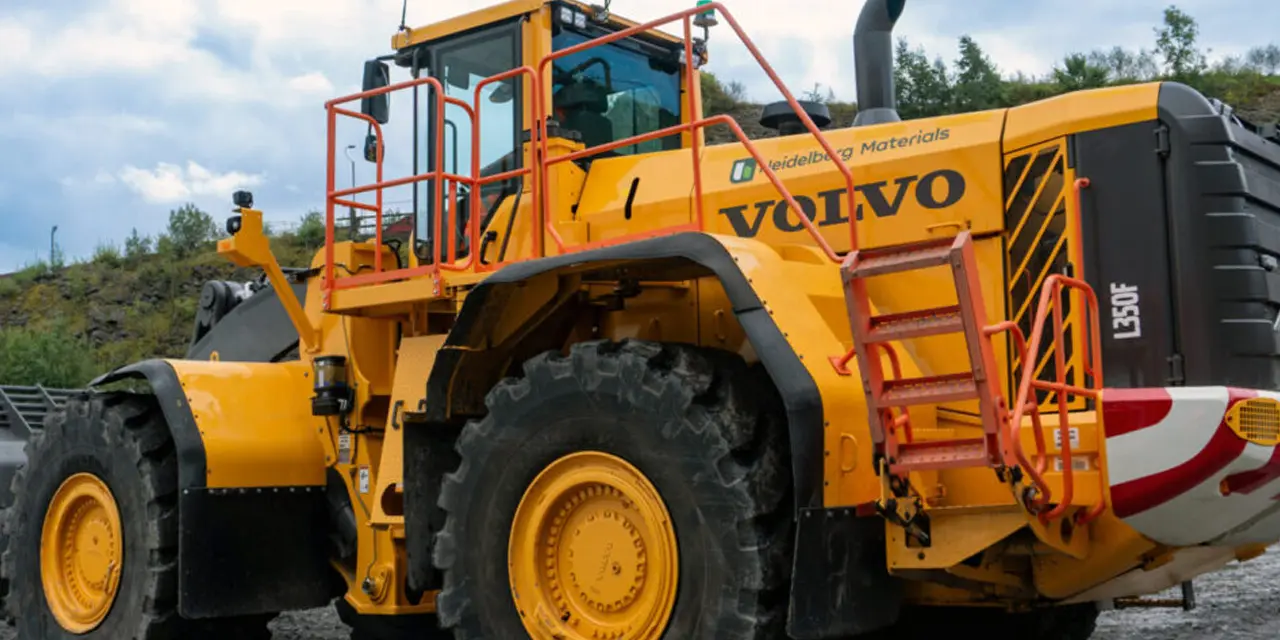Refurbished Volvo L350F demonstrates sustainability in action