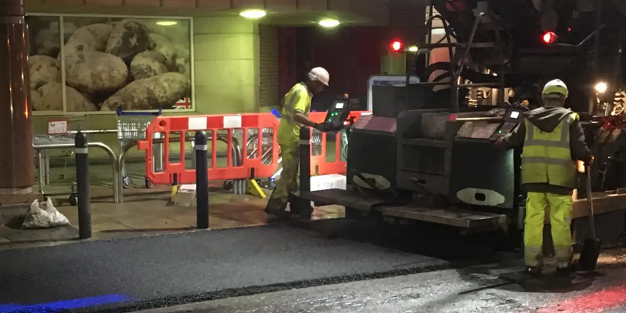 Tesco chooses Hanson sustainable asphalt as car park solution