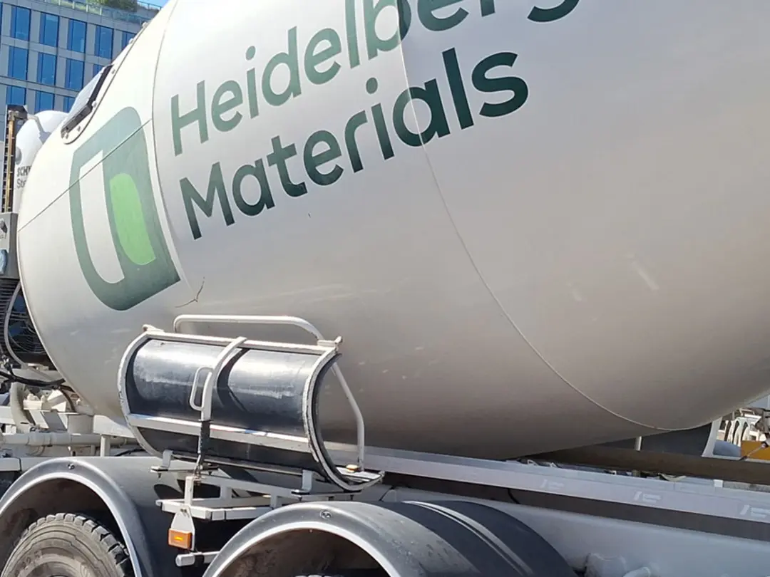 Heidelberg Materials Ready-mixed concrete truck